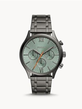 Fossil Fenmore Multifunction Smoke Stainless Steel Watch